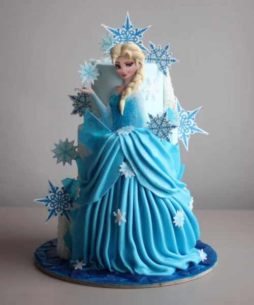 Торт Холодное Сердце Анна И Эльза 62