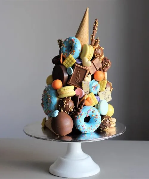 Торт Горка Желто-Голубая 252