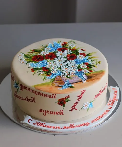 Торт Цветы 306