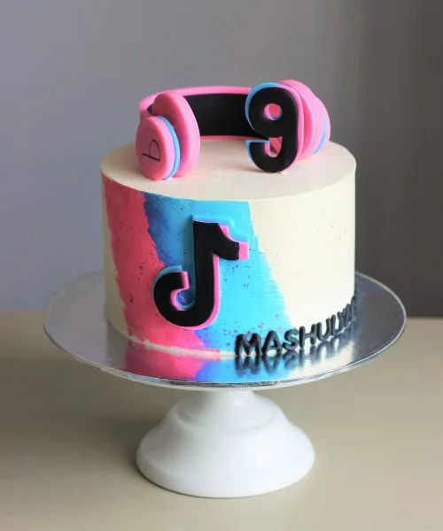 Торт Социальные Сети Музыка Наушники 71