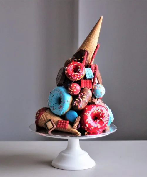 Торт Горка Красно-Голубая 264