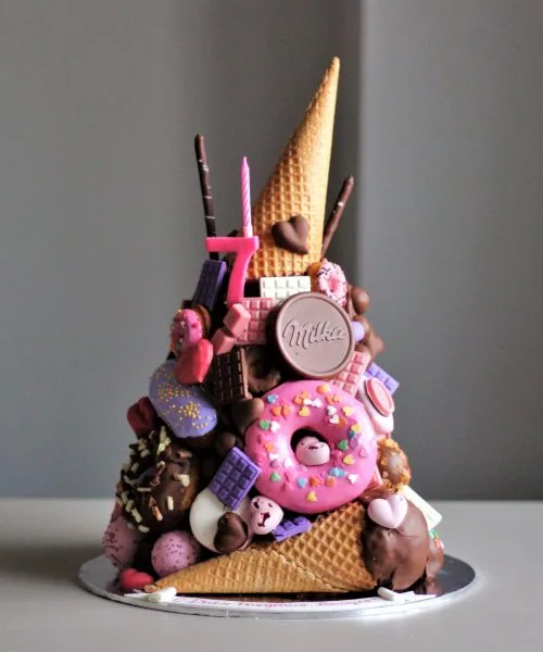 Торт Горка Розовая 265