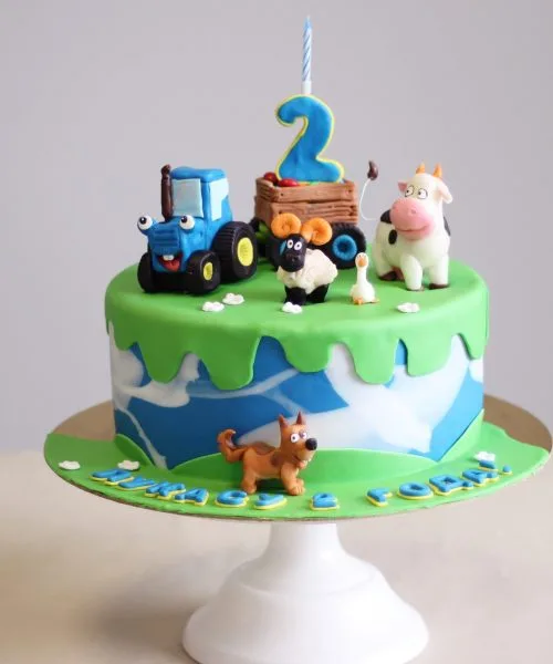 Торт Синий Трактор 235