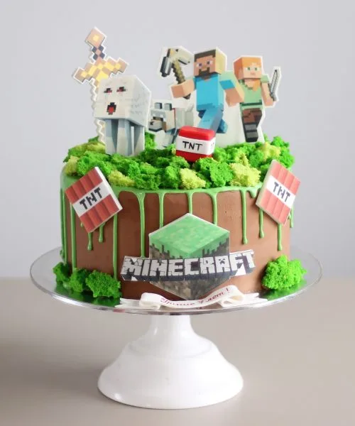 Торт Майнкрафт 120