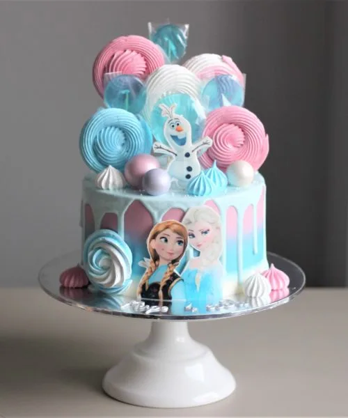 Торт Холодное Сердце Анна И Эльза 76