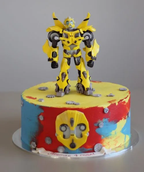 Торт Трансформеры Бамблби 125