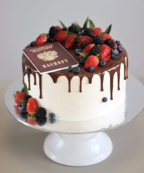 Торт Паспорт 23