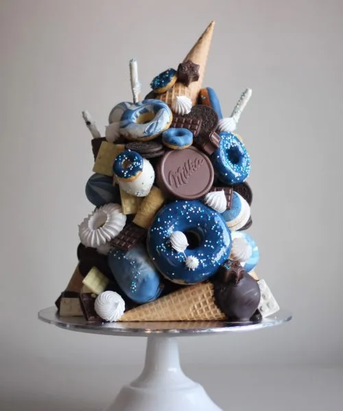 Торт Горка Бело-Синяя 274