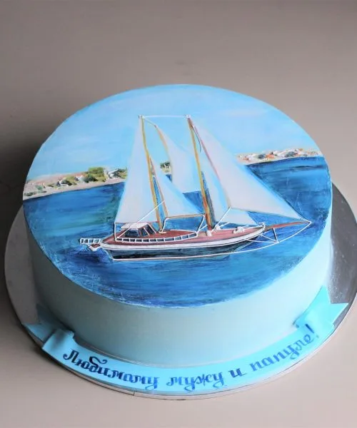 Торт Яхта 448