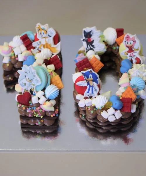 Торт Цифра Соник 562