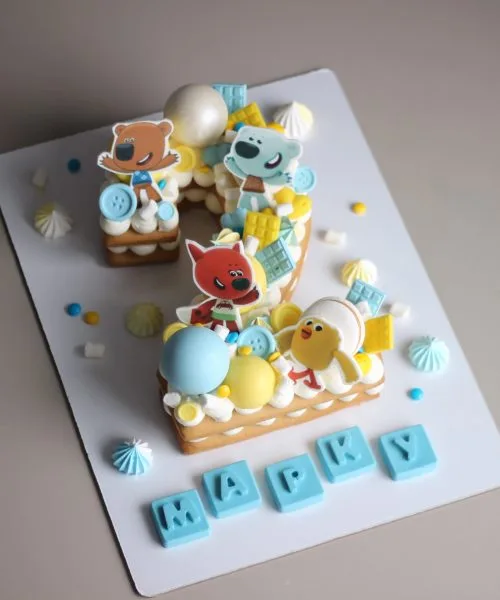 Торт Цифра Ми-ми-мишки 572