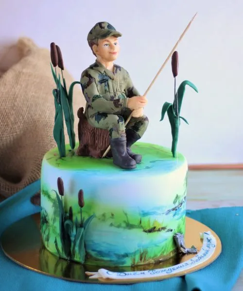 Торт Рыбалка 490