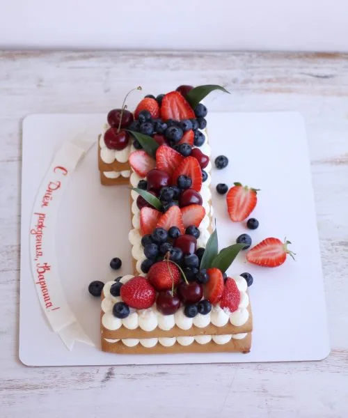 Торт Цифра Ягодная 577