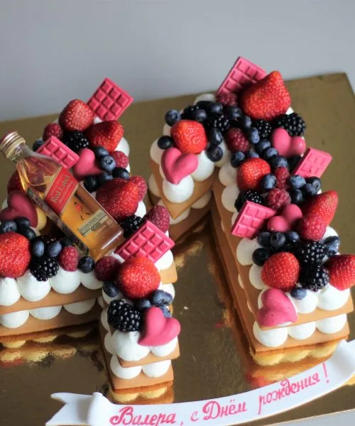 Торт Цифра Ягодная 553