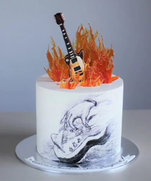 Торт Хобби Гитара 463