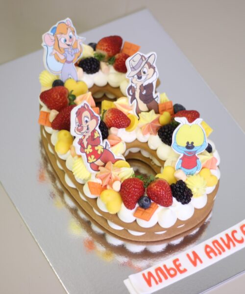 Торт Цифра Чип и Дейл 583