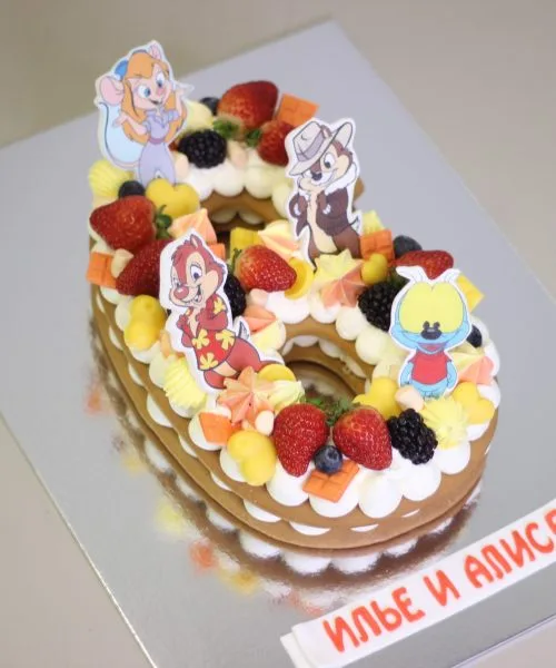 Торт Цифра Чип и Дейл 583