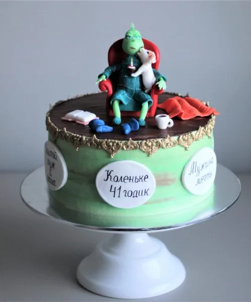 Торт Гринч 484