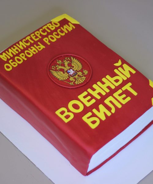 Торт Военный Билет 469