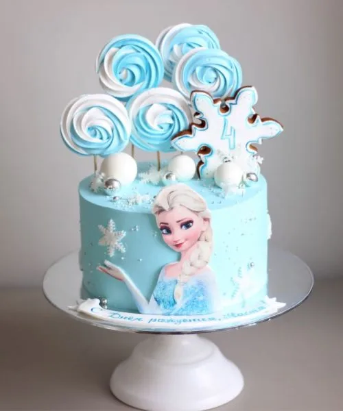Торт Холодное Сердце Анна И Эльза 820
