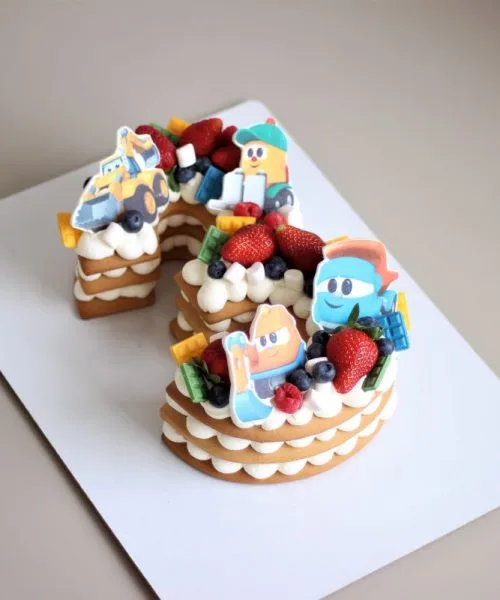 Торт Цифра Грузовичок Лёва 797