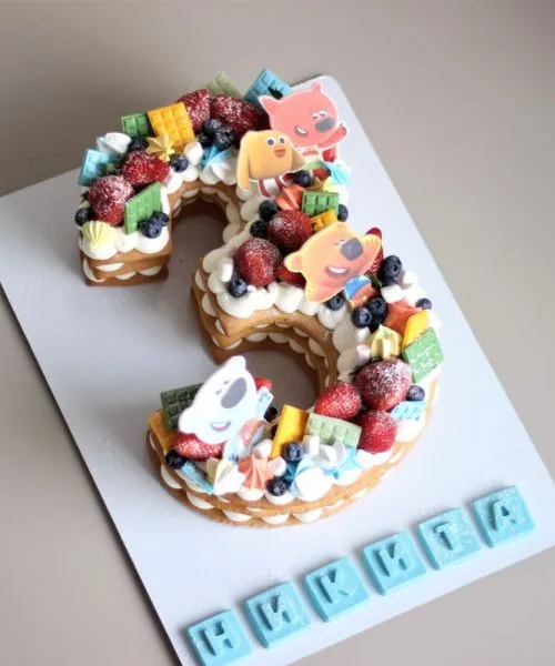 Торт Цифра Ми-Ми-Мишки 798