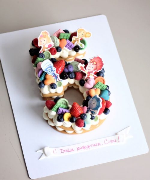 Торт Цифра Фиксики 928