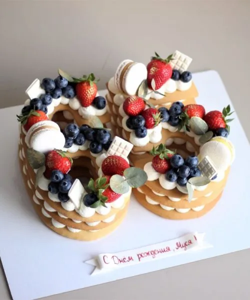 Торт Цифра Ягодная 930