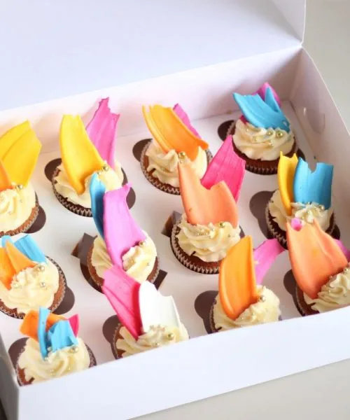 Кап-кейк С Шоколадными Перьями 664