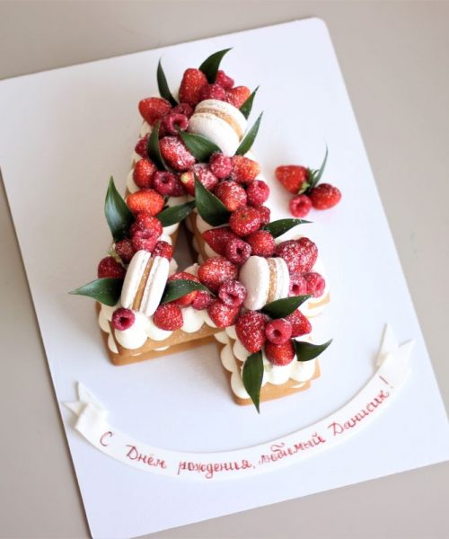 Торт Цифра Ягодная 934