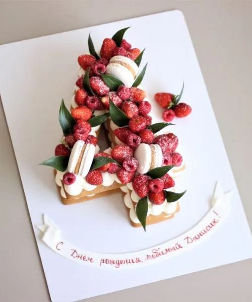 Торт Цифра Ягодная 934