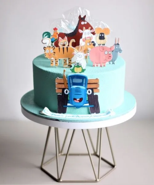 Торт Синий Трактор 982
