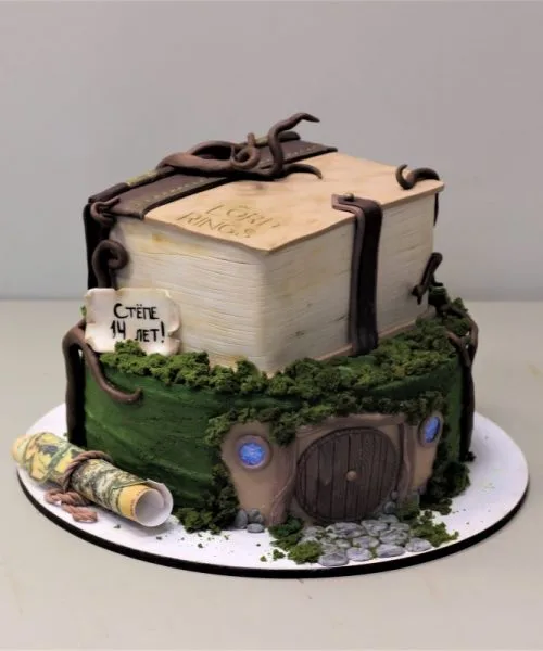 Торт Властелин Колец Домик Хобита Бэг Энд 995