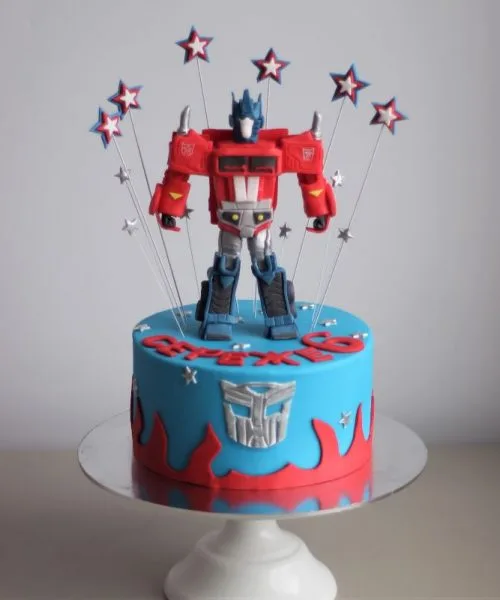 Торт Оптимус Прайм Трансформеры 687