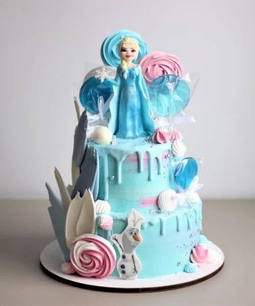 Торт Холодное Сердце Анна И Эльза 721