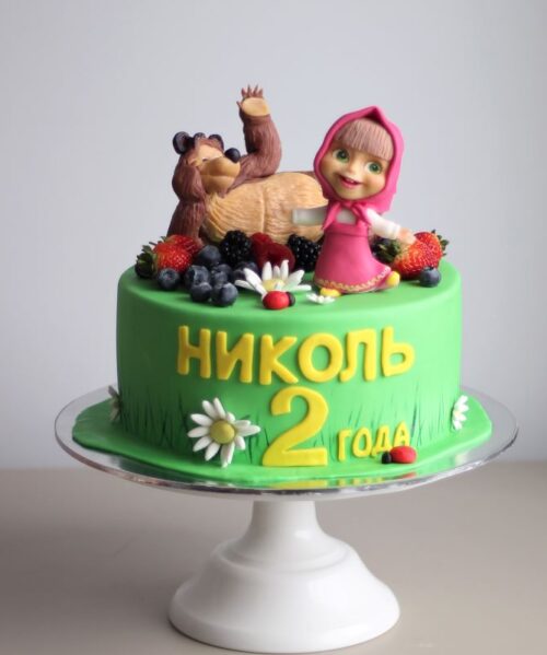 Торт Маша и Медведь 723