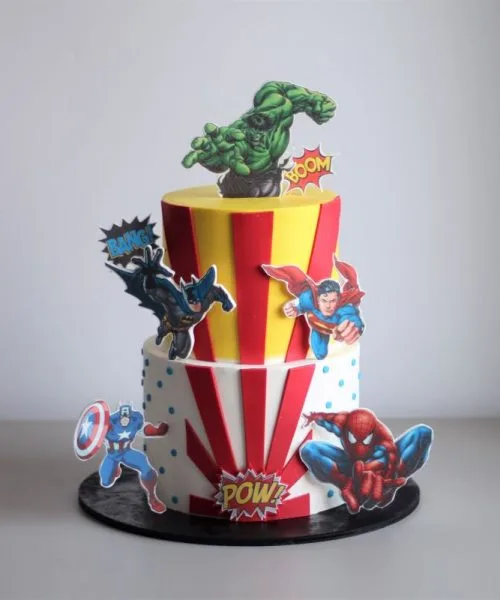 Торт Супер Герои 974