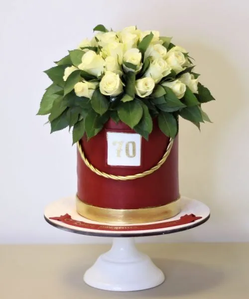 Торт Коробка С Цветами 769