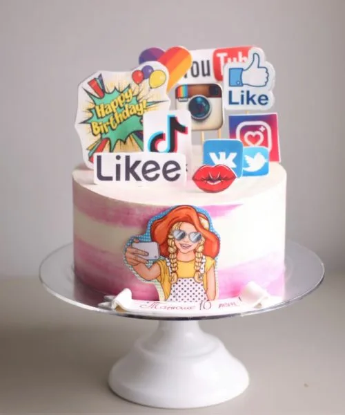 Торт Социальные Сети 836