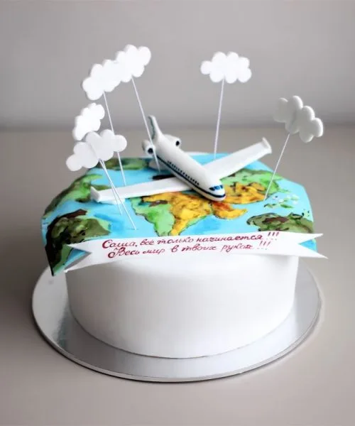 Торт Самолет Техника 879