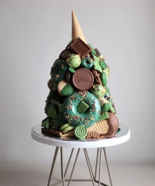 Торт Горка Зеленая 803