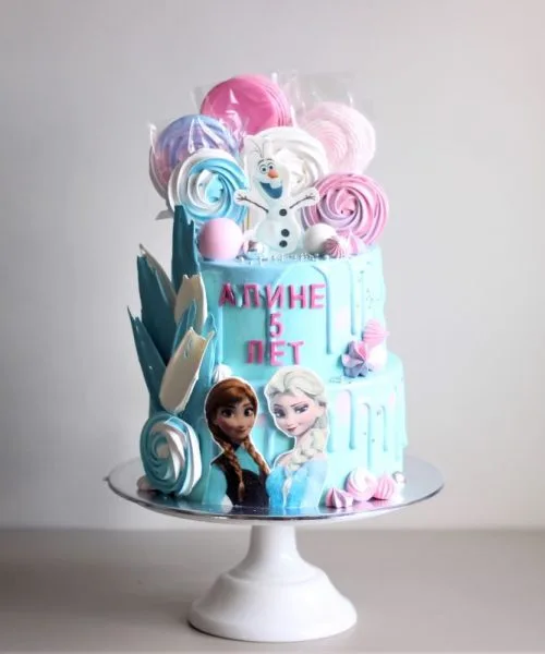 Торт Холодное Сердце Анна И Эльза 855