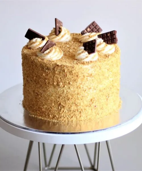 Торт Медовик Кремовые Розочки 1069