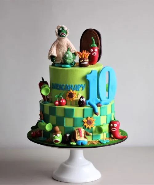 Торт Зомби Против Растений 1089