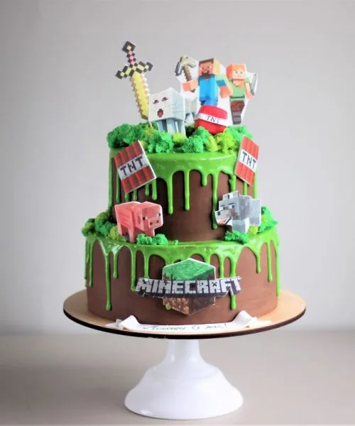 Торт Майнкрафт 1091