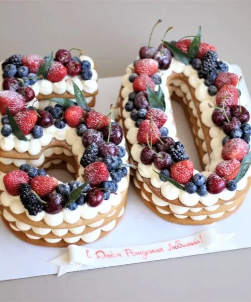 Торт Цифра Ягодная 1077