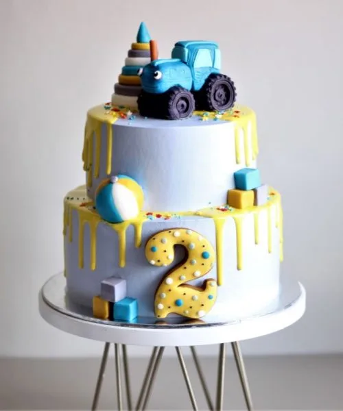 Торт Синий Трактор 1325