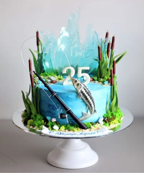 Торт Рыбалка 1333