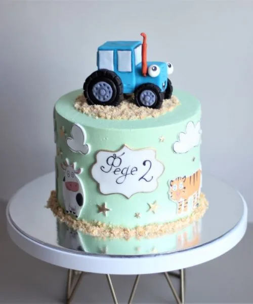 Торт Синий Трактор 1278