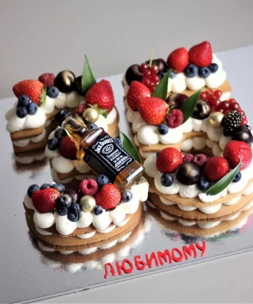 Торт Цифра Ягодная 1228